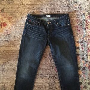 Hudson Skinny Ankle Jeans Dark Wash